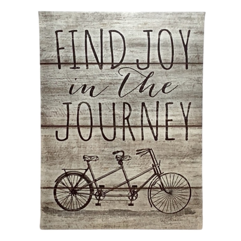 💚 Find Joy in the Journey Canvas 12x16